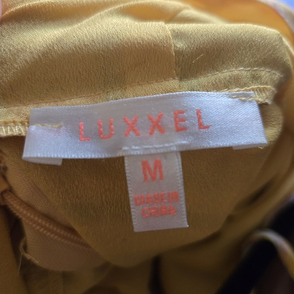 Luxxel Colorful Striped Wrap VNeck Flowy Romper ~ Medium - Picture 2 of 7